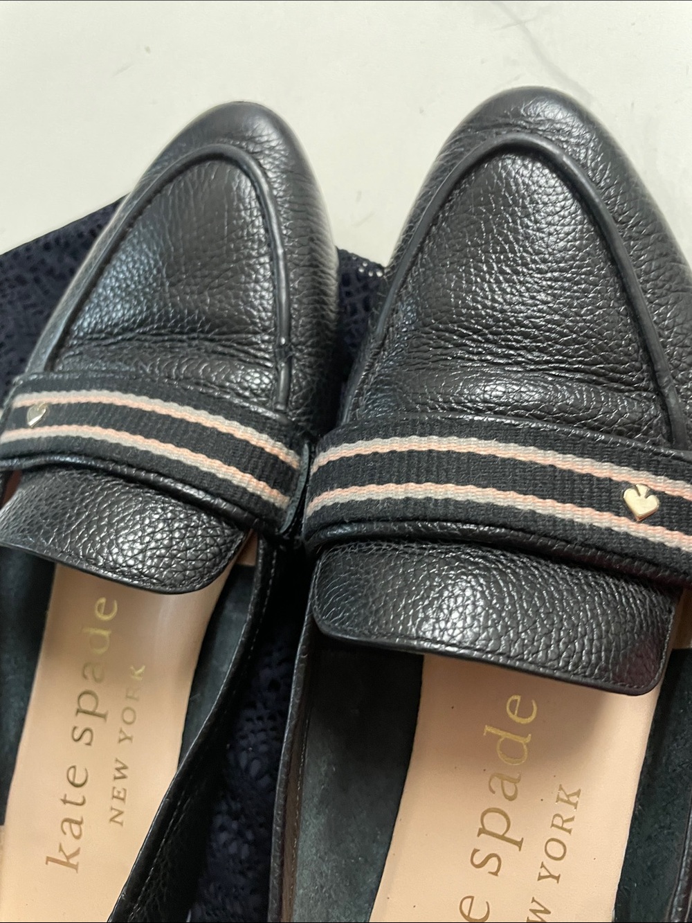 Kate Spade Black Leather Loafers - Picture 7 of 8
